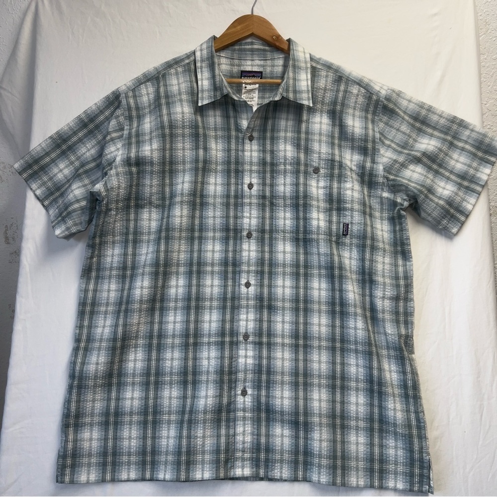 Patagonia Plaid Short Sleeve Button Up